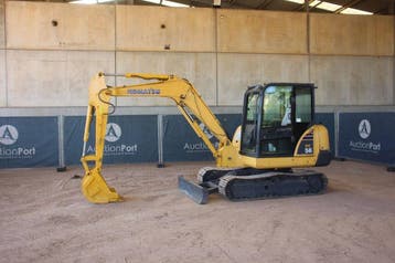 Veiling: Rupsgraafmachine Komatsu PC56-7 Diesel 35kW 2014, Ophalen, Graafmachine