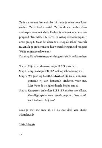 Huize Fluitekruid en een fantastisch schoolkamp, Verzenden, Zo goed als nieuw, Ingrid Medema