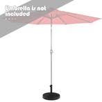 LIVSK Paraplubak van Hars 22 kg - Rotan Ontwerp - Waterdicht, Tuin en Terras, Ligbedden, Verzenden, Nieuw