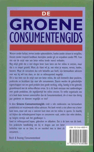 De groene consumentengids 9789024648009, Verzenden, Zo goed als nieuw, Gerjan Huis in 't Veld