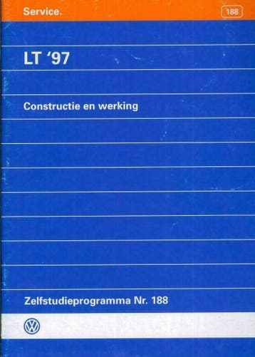 1996 Volkswagen LT 1997 Zelfstudieprogramma 188, Verzenden