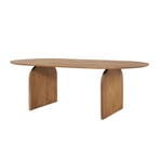 Nieuwe mangohouten ovale eettafel BULLNOSE – Japandi, Scandinavisch japandi, Vijf personen of meer, Ovaal, Overige houtsoorten