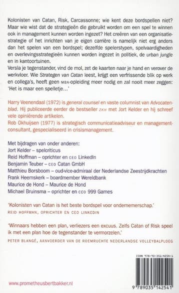 Strategen van Catan 9789035142541 Rob Okhuijsen, Verzenden, Zo goed als nieuw, Rob Okhuijsen