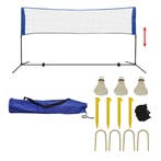 vidaXL Badminton net met shuttles 300x155 cm, Sport en Fitness, Badminton, Verzenden, Nieuw