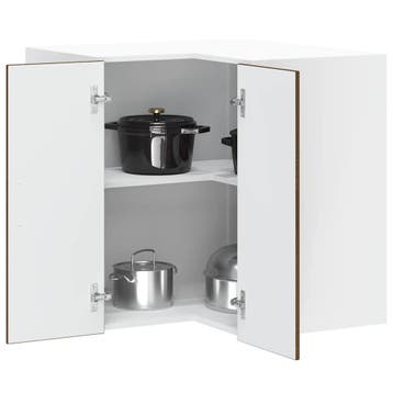 vidaXL Keuken hoekkast Porto bewerkt hout bruin eikenkleur, Verzenden, Nieuw, Bruin