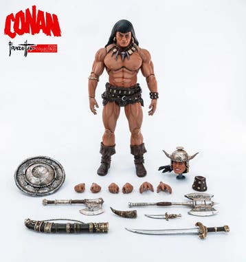Conan The Barbarian Frazetta Action Figure 1/12 Conan 17 cm, Ophalen of Verzenden, Nieuw