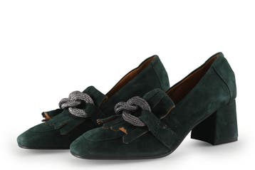 Manfield Pumps in maat 37 Groen, Pumps, Verzenden, Zo goed als nieuw, Manfield