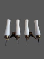 Wandlamp (2) - Opaline glas