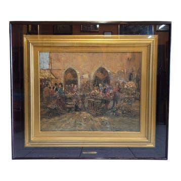 Gustavo Pisani (1877 - 1948) - Mercatino