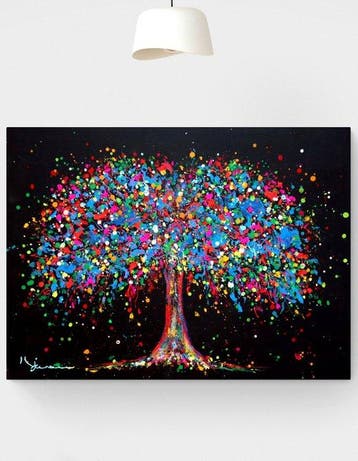 Kspersee - Tree at night