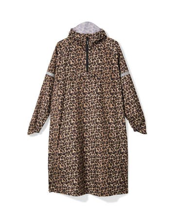 HEMA Regenponcho voor volwassenen luipaard multi, Verzenden, Nieuw