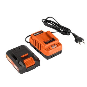 Lader + accu 20V.2.0AH LI-ION Dual Power, Auto diversen, Verzenden, Nieuw