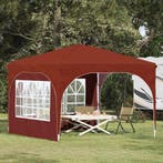 vidaXL Pop-up Feesttent 290 x 290 x 245 cm Terracotta, Verzenden, Nieuw