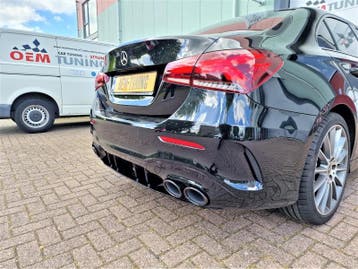 A45 S AMG Look Diffuser W177 | Mercedes-Benz A-Class SEDAN, Mercedes-Benz, Nieuw, Ophalen of Verzenden, Achter