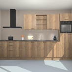 Chocolade eiken keuken Reykjavik 21644, Verzenden, Nieuw