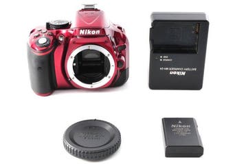 Nikon D5200 Digital SLR Red [#1369] Digitale camera, Nieuw