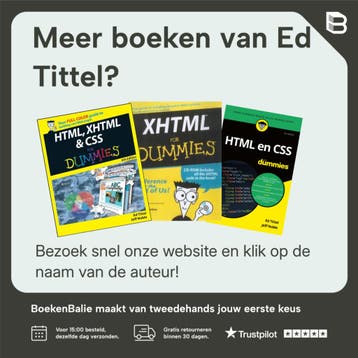 HTML en CSS voor Dummies / Voor Dummies 9789043022835, Boeken, Verzenden, Gelezen, Ed Tittel