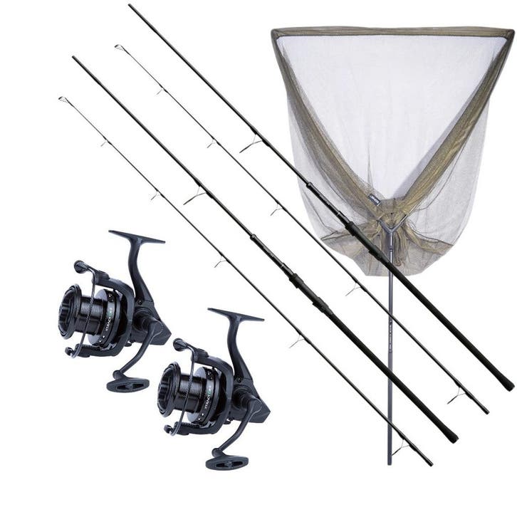 Sonik Xtractor+ 2 Rod Carp Kit 10ft (3.00lb), Watersport en Boten, Hengelsport | Algemeen, Nieuw, Verzenden
