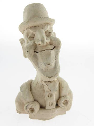 Stan Laurel buste, Verzenden, Gebruikt