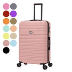 BlockTravel Reiskoffer - 95 liter - L - TSA - ABS Rose goud, Sieraden, Tassen en Uiterlijk, Koffers, Wieltjes, Hard kunststof