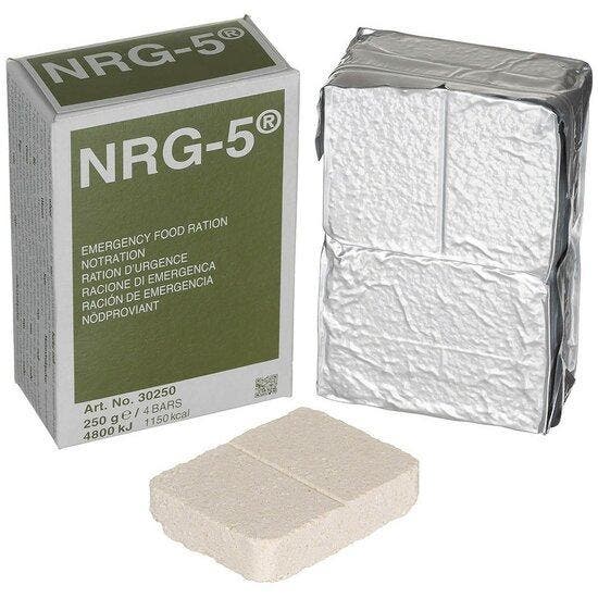 Noodrantsoen NRG-5 compact (250G) 4 blokken, Caravans en Kamperen, Kampeeraccessoires, Nieuw, Ophalen of Verzenden