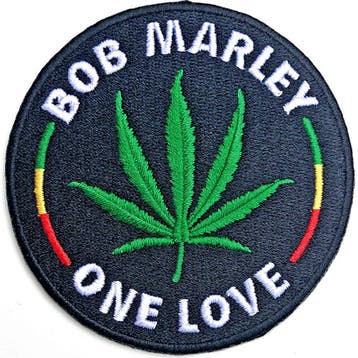Bob Marley - One Love Leaf - patch officiële merchandise, Ophalen of Verzenden, Nieuw, Kleding