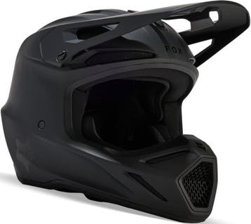 FOX V3 Solid Mat Zwart Kinder Crosshelm, Nieuw met kaartje, Overige merken, Heren, Offroadhelm
