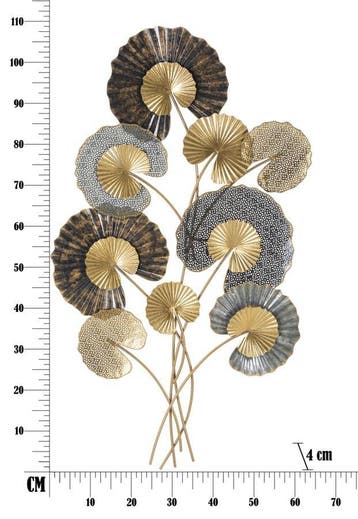 IJZEREN WANDPANEEL WEB -C- CM 63,5X4X109,5CM, Huis en Inrichting, Ophalen of Verzenden, Nieuw