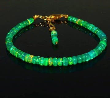 Zilver - Armband - Prachtige opaalarmband