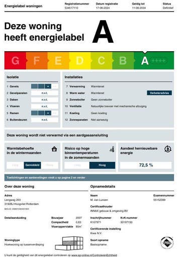Te huur: Appartement Lengweg in Hoogvliet Rotterdam, Hoogvliet Rotterdam, Appartement, Zuid-Holland
