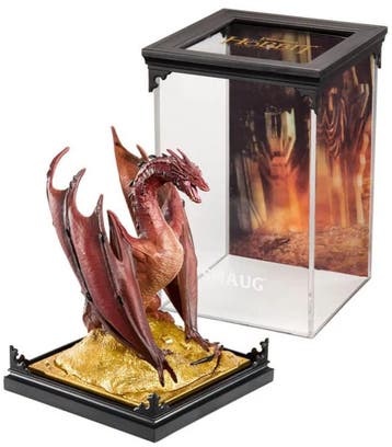 The Hobbit Smaug Diorama 18 cm, Antiek en Kunst, Ophalen of Verzenden