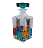 Vetreria Zecchin - Fles - Glas, met de hand versierd, Antiek en Kunst, Antiek | Glas en Kristal