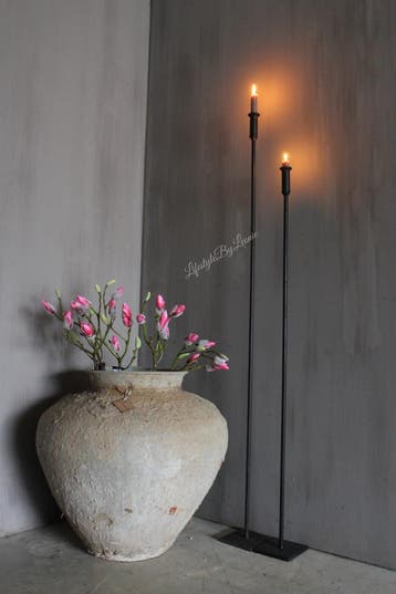 Namaak Magnolia tak in knop donkerroze 73 cm, Huis en Inrichting, Woonaccessoires | Kunstplanten en Kunstbloemen, Ophalen of Verzenden