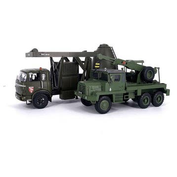 French Military Berliet Diecast Truck Set (2 Pieces) 1:43 -, Nieuw