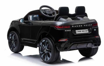 Kinderauto, RANGE ROVER EVOQUE, zwart, BT, FM radio RC Nieuw, Ophalen of Verzenden, Nieuw