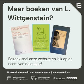 Knipsels / Wittgenstein editie - L. Wittgenstein, Boeken, Verzenden, Gelezen, L. Wittgenstein