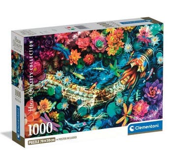 Clementoni puzzel 1000 stukjes Koi  van €11,99 voor €9,94, Ophalen of Verzenden, Nieuw