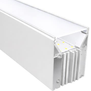 Lineaire LED Hanglamp - Lijnverlichting - Rinzu - 48W 5280lm, Ophalen of Verzenden, Nieuw, Metaal, Overige fittingen