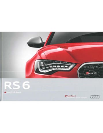 2014 AUDI RS6 AVANT HARDCOVER BROCHURE DUITS, Boeken, Nieuw, Audi, Author