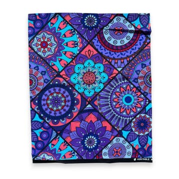 Fat Quarter Afrikaanse Wax Print Stof - Paars FTQ 8702 - Qui, Hobby en Vrije tijd, Stoffen en Lappen, Ophalen of Verzenden, Nieuw