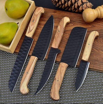 Highclasscrafts Handmade - Keukenmes - Kitchen knife set -
