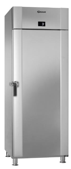 Gram RVS dieptekoeling enkeldeurs | 2/1 GN | 614liter, Verzenden, Nieuw in verpakking
