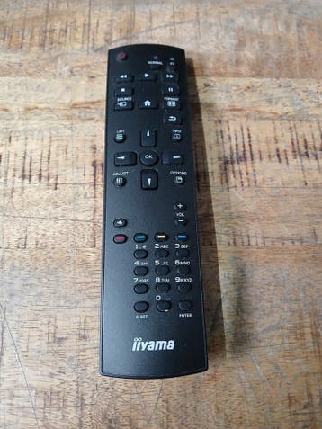 Iiyama ProLite LE6540UHS afstandsbediening, zwart, gebruikt, Ophalen