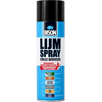 Bison Lijmspray - Vochtbestendig - 2-in-1 - 500 ml - Perm..., Ophalen of Verzenden, Nieuw
