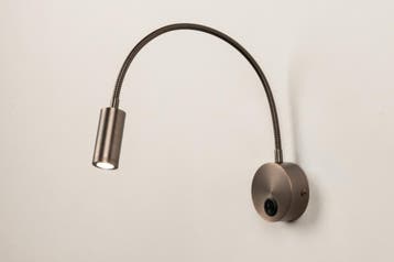 Rietveld Wandlampen - Bruin - Metaal, Huis en Inrichting, Lampen | Wandlampen, Verzenden, Nieuw