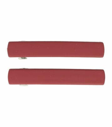 Haarspeld Patentspeld 6cm - Recht – Basic – Rood – Set van 2, Nieuw