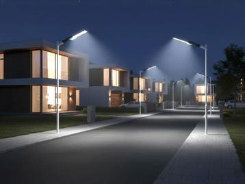 Veiling - 4x 150W 5000K LED Straat verlichtingen Waterdicht, Nieuw