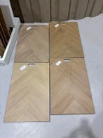 NERGENS GOEDKOPER | PVC klik visgraat incl. ondervloer 7mm, Huis en Inrichting, Nieuw, Ophalen of Verzenden, Visgraat, Crème