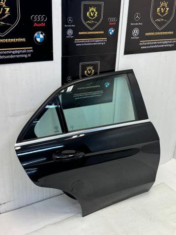 Mercedes E-Klasse bj2016 portier 4-deurs rechts achter zwart, Gebruikt, Achter, Mercedes-Benz, Deur