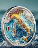 Cookeilanden. 10 Dollars 2025 Repubblica Italiana, 2 Oz